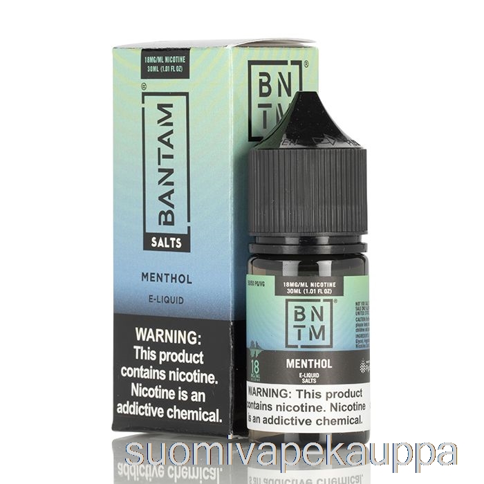 Vape Netistä Mentolisuolat - Bantam Vape - 30ml 18mg